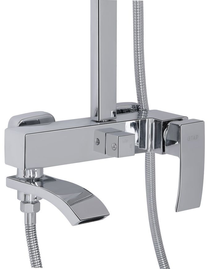 Душевая система Qtap Swan Cascada с изливом Chrome QTSWA111CRM45566 - QTSWA111CRM45566