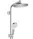 Душевая система HANSGROHE Crometta S Showerpipe 240 1jet с термостатом 27267000 хром - 27267000 - 3