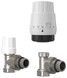 Кутовий термостатичний комплект Thermo Alliance Forte 1/2" ВРх1/2" ЗР з попереднім налаштуванням та антипротіканням TAF300G15