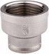 Муфта латунна SD Forte 1/2"х3/4" редукційна нікельована SF3572015