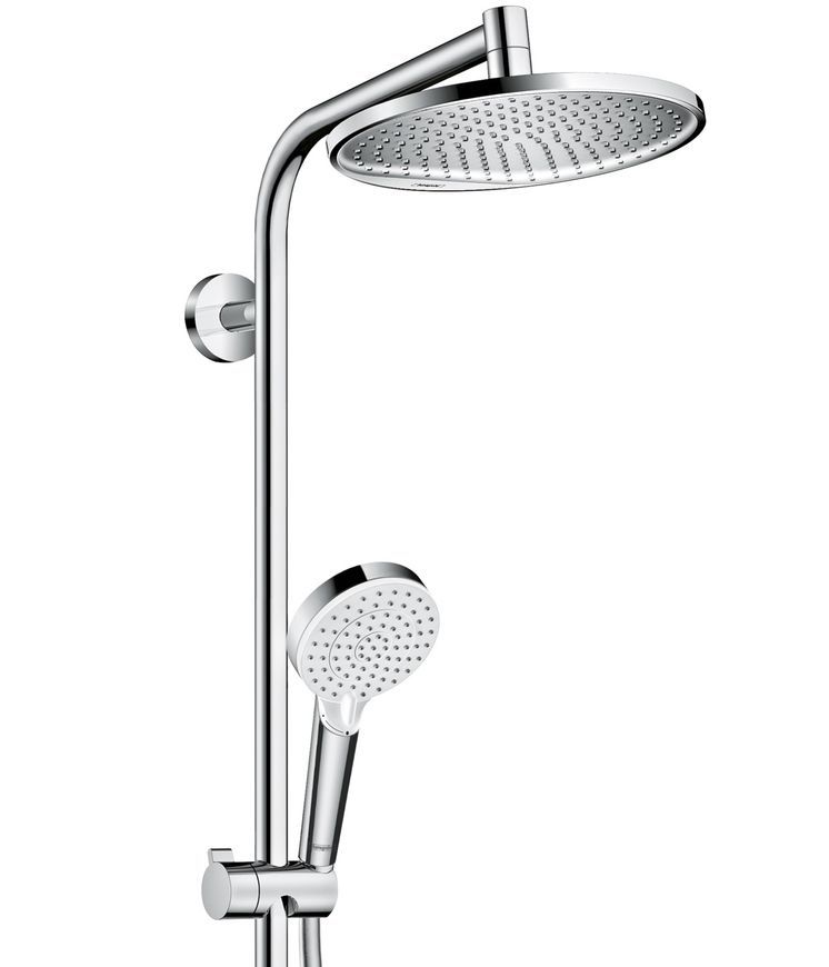 Душевая система HANSGROHE Crometta S Showerpipe 240 1jet с термостатом 27267000 хром - 27267000