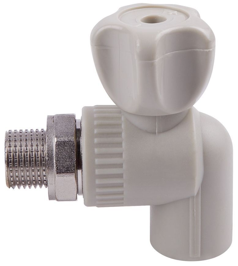 Кран шаровой радиаторный PPR ALFA PLAST 25х3/4" угловой APARBB2534X - APARBB2534X
