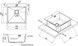 Кухонная мойка интегрированная QTAP DK5050 2,7/1,0 мм Satin - QTDK50502710 - 7