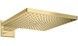 Верхний душ с держателем HANSGROHE Raindance E 300 1jet Polished Gold Optic 26238990 золото - 26238990 - 1