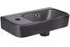 Раковина QTAP Tern 450х260х155 Matt black з донним клапаном QT17115117LMB - QT17115117LMB - 3