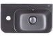Раковина QTAP Tern 450х260х155 Matt black з донним клапаном QT17115117LMB - QT17115117LMB - 1