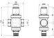 Редуктор тиску води Icma 1/2"х1/2" ВР 1&divide;4 бар міньйон №247 91247AD06 - 91247AD06 - 2