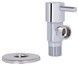 Кран угловой приборный Thermo Alliance Standart 1/2"НН керамическая букса хром SF343W1515