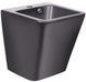 Раковина подвесная моноблок QTAP Tern 370х410х400 Matt black с донным клапаном QT1711G808MB - QT1711G808MB - 3
