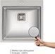 Кухонная мойка интегрированная QTAP DK5050 2,7/1,0 мм Satin - QTDK50502710 - 2
