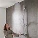 Душевая система HANSGROHE Crometta S Showerpipe 240 1jet с термостатом 27267000 хром - 27267000 - 5