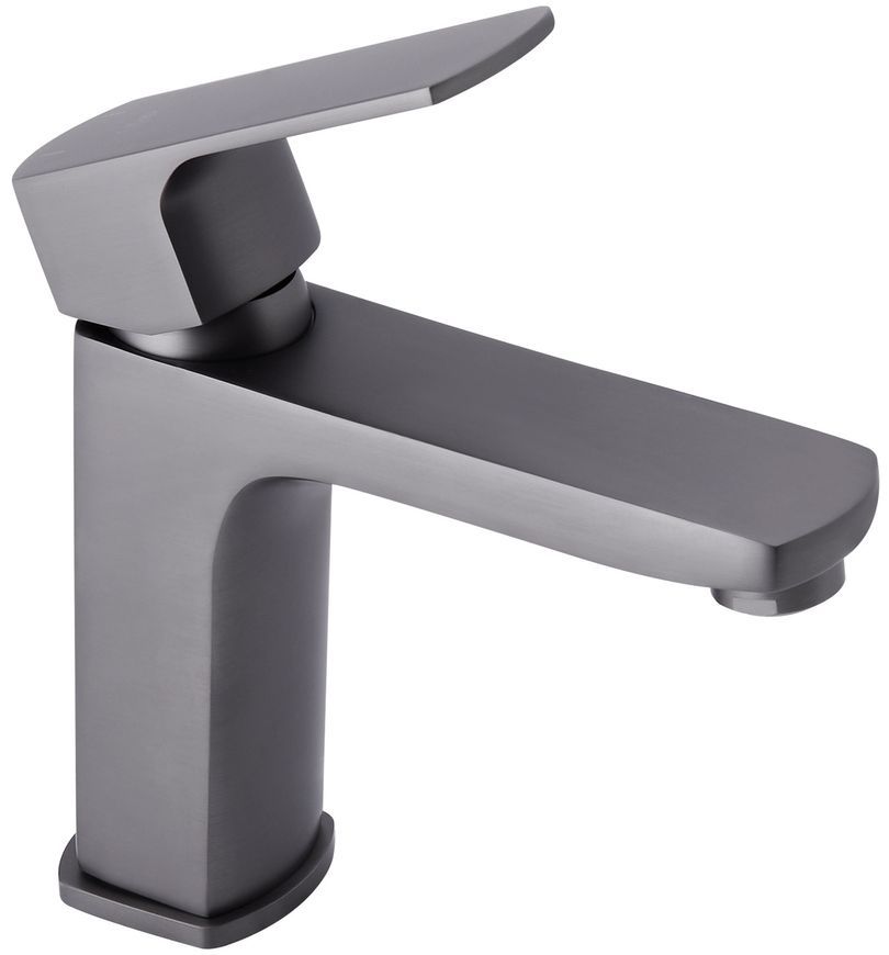Смеситель для умывальника QTAP Lipno QTLIPNO1023101G графит - -QTLIPNO1023101G