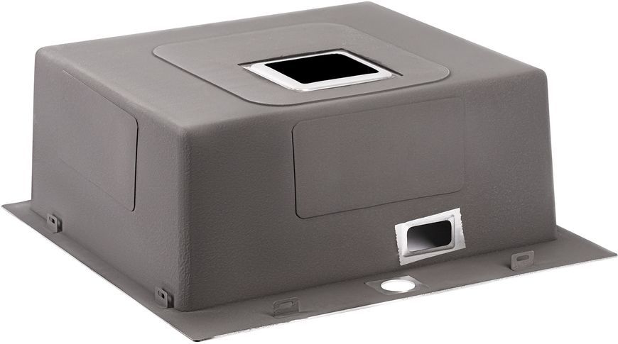 Кухонная мойка интегрированная QTAP DK5050 2,7/1,0 мм Satin - QTDK50502710