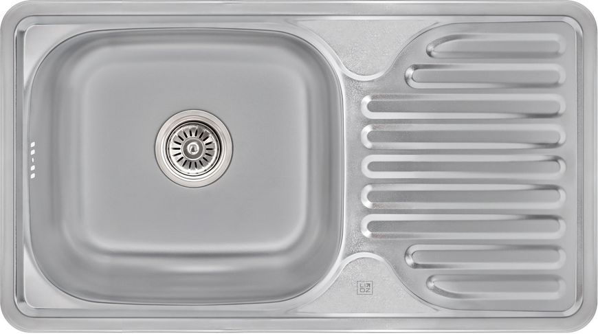 Кухонна мийка LIDZ 7642 Satin 0,8 мм (180) - LIDZ764208SAT