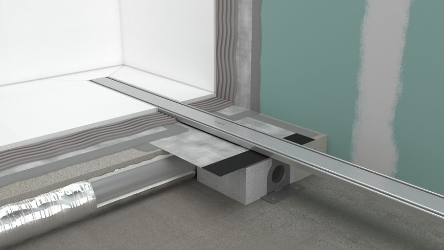 Трап душевой HANSGROHE RainDrain Original 600 мм Brushed Stainless Steel 56196800 нержавеющая сталь - 56196800