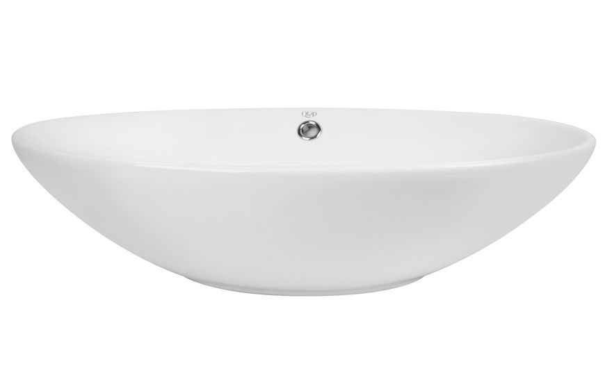 Раковина-чаша Qtap Dove накладна овальна 630х415х150 White QT06113077WN - QT06113077WN