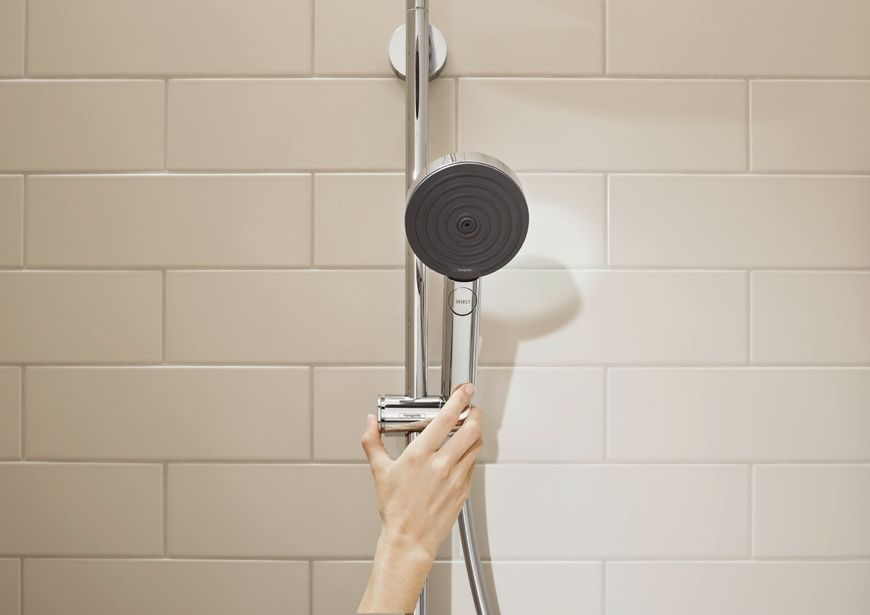 Душова система HANSGROHE Pulsify S Showerpipe 260 1jet EcoSmart з термостатом 24221000 хром - 24221000