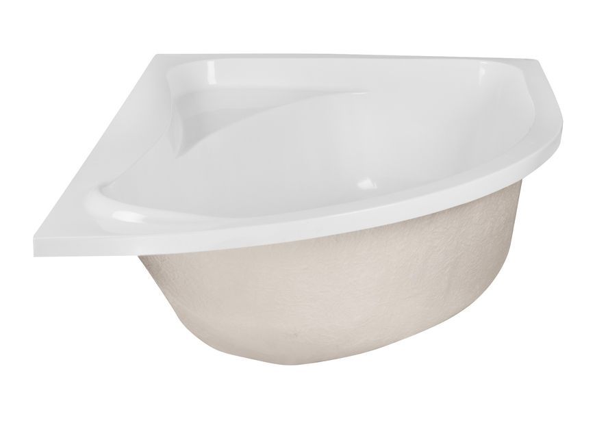 Ванна акрилова LIDZ WAWEL 150L асиметрична права 150x100 + ніжки N&Oacute;ŻKI A 150 - LWAWEL150RLNA150