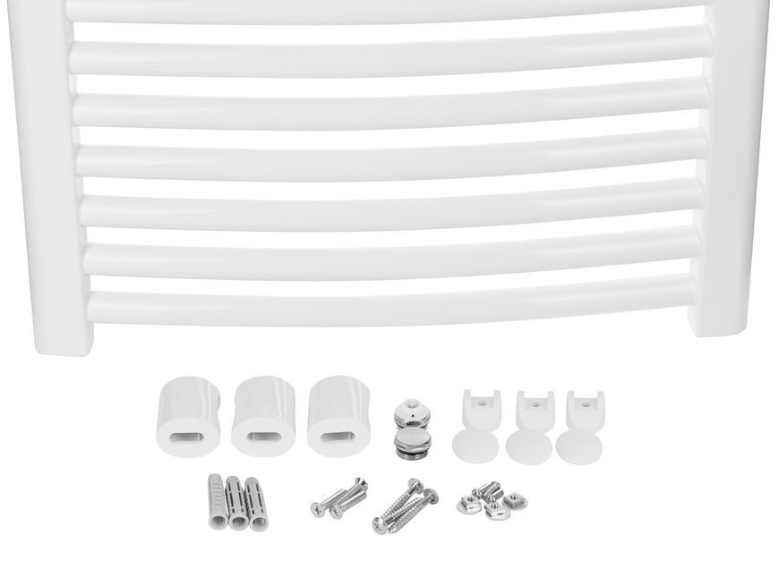 Рушникосушарка водяна QTAP Evia (WHI) P15 800x500 HY біла - QTEVIAWHIP15800500HY