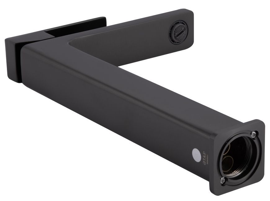 Змішувач для раковини Qtap Gemini високий Gunmetal Black PVD QTGEM269GMB45680 латунь - QTGEM269GMB45680