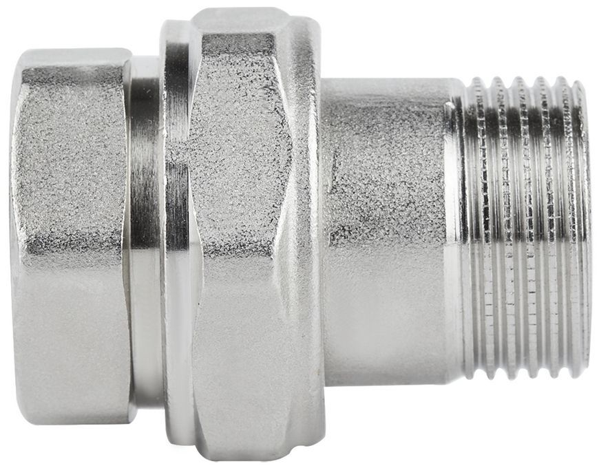 Сгон латунный "Американка" Icma прямой 3/4"НРх3/4"ВР никелированный №818 85818AE06
