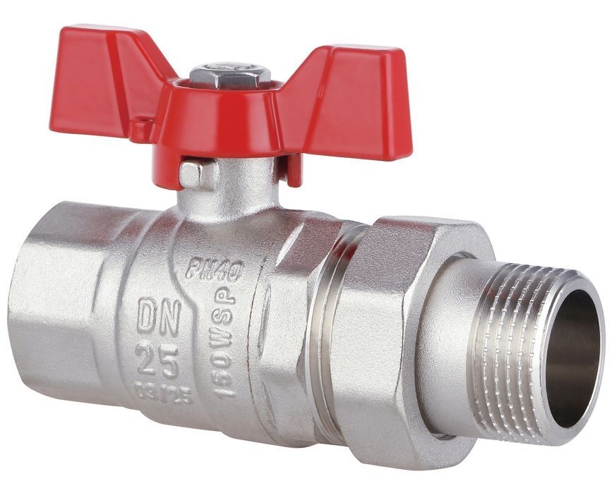 Кран американка шаровой Thermo Alliance Forte 1" ВН прямой, латунь SF220W25 - SF220W25