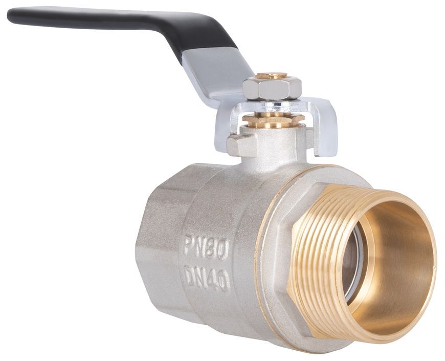 Кран кульовий Thermo Alliance Base 1 1/2" ВЗ для води (важіль) PN30 латунь SD605W40 - SD605W40