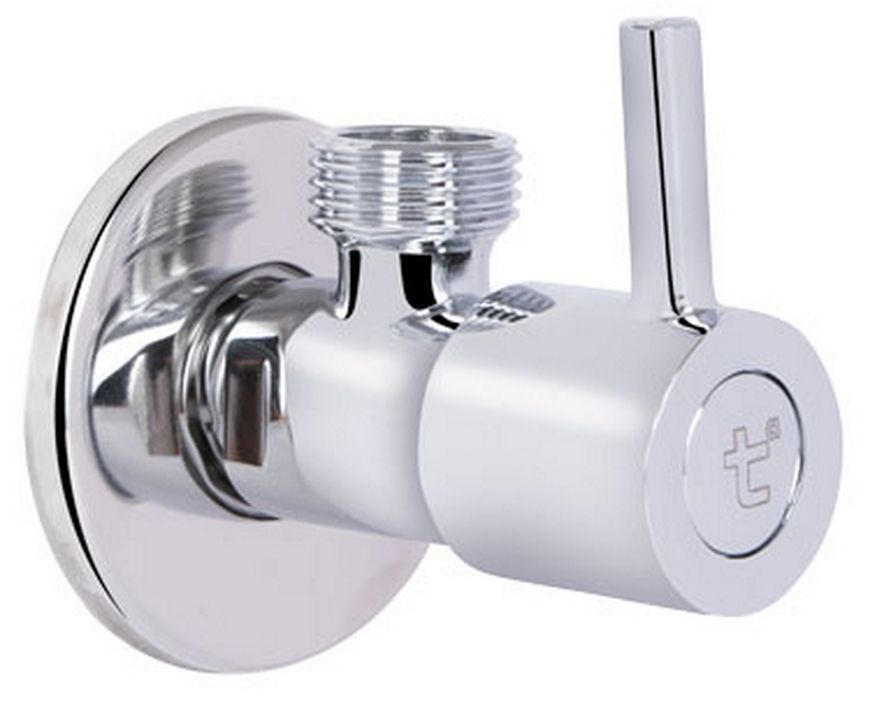 Кран угловой приборный Thermo Alliance Standart 1/2"НН керамическая букса хром SF343W1515