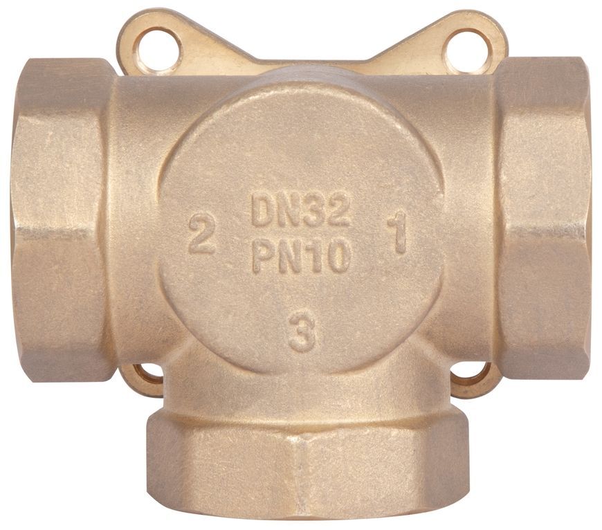 Клапан триходовий ручний Thermo Alliance Standart 1 1/4" ВР латунний SF363W32 - SF363W32