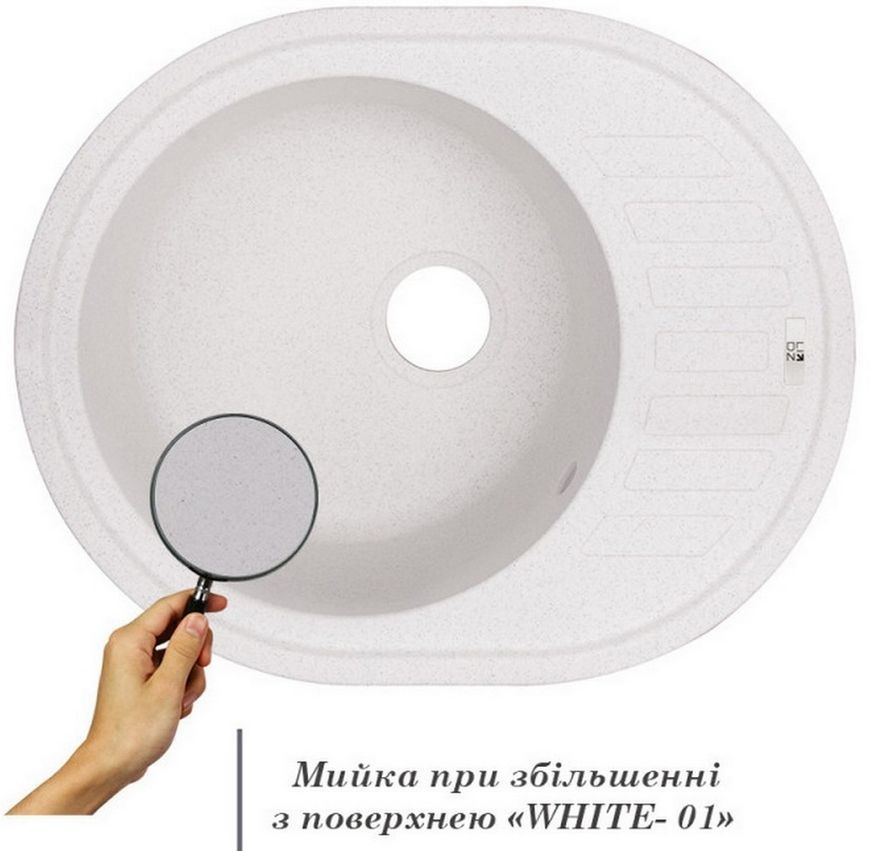 Кухонна мийка LIDZ 620x500/200 WHI-01 (LIDZWHI01615500200) - LIDZWHI01620500200