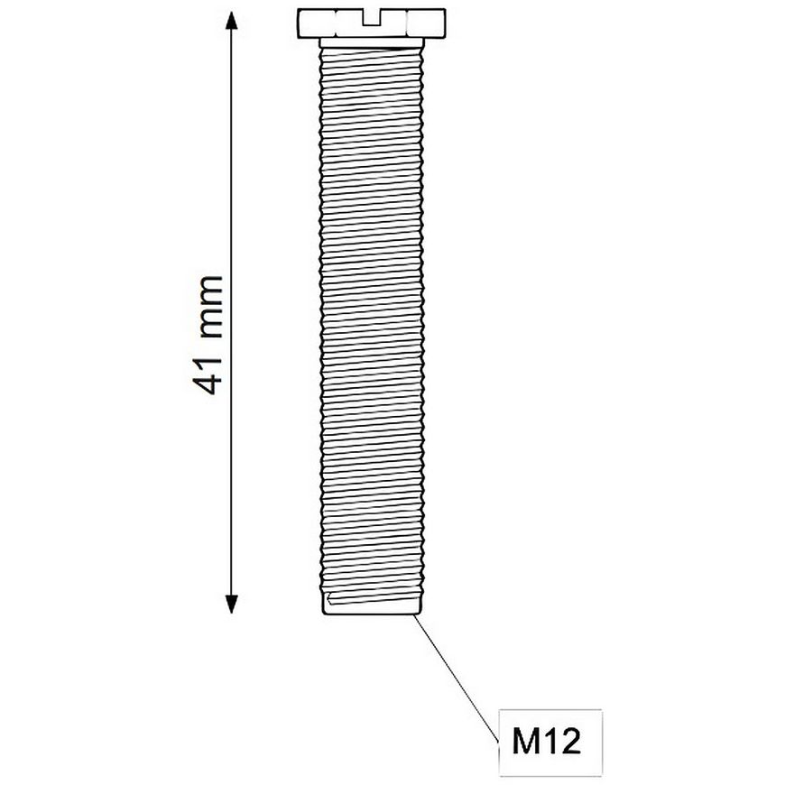 Гвинт для зливної решітки кухонної мийки McALPINE 41 мм BSWFERRULE-41