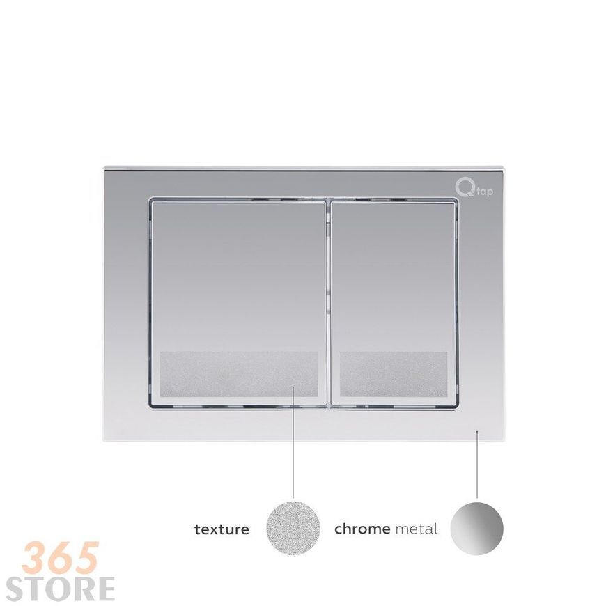 Інсталяція QTAP Nest M425-M06CRM з панеллю зливу Chrome - QTNESTM425M06CRM