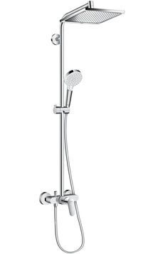 Душевая система HANSGROHE Crometta E Showerpipe 240 1jet 27284000 хром - 27284000
