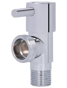 Кран угловой приборный Thermo Alliance Standart 1/2"Нх3/4"Н керамическая букса хром SF343W1520