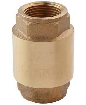 Обратный клапан Karro 3/4" ВР KR-6120 (KR-037006) с латунным штоком CV009567 - KR-037006