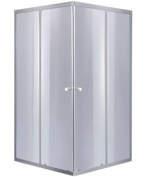 Душова кабіна LIDZ WAWEL 80x80 SC80x80.SAT.LOW.GR, скло тоноване 4 мм без піддону - LWASC8080SATLOWGR2