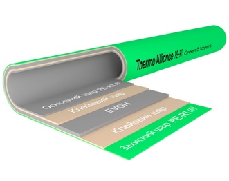 Труба Thermo Alliance Spain PE-RT EVOH GREEN 16х2 мм 5 шарів (600 м) SD00053078