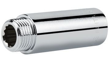 Удлинитель латунный хромированный Icma 1/2"НРх1/2"ВР длина 60 мм №19 81019AD06006