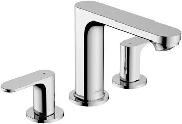 Змішувач для раковини HANSGROHE Rebris S 110 на 3 отвори хром 72530000 з донним клапаном - 72530000
