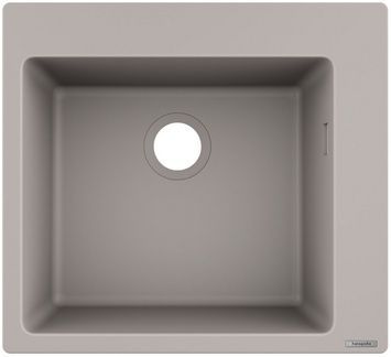 Кухонна мийка HANSGROHE S510-F450 560х510 Concretegrey сірий бетон 43312380 - 43312380