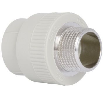 Муфта поліпропіленова PPR Blue Ocean 32х1" ЗР латунь BOEAXX3203XXX - BOEAXX3203XXX