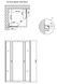 Душевая кабина LIDZ WAWEL 80x80 SC80x80.SAT.LOW.GR, стекло тонированное 4 мм без поддона - LWASC8080SATLOWGR2 - 2