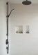 Шланговое подсоединение HANSGROHE FixFit E без обратного клапана Brushed Black Chrome 27454340 черный хром - 27454340 - 4