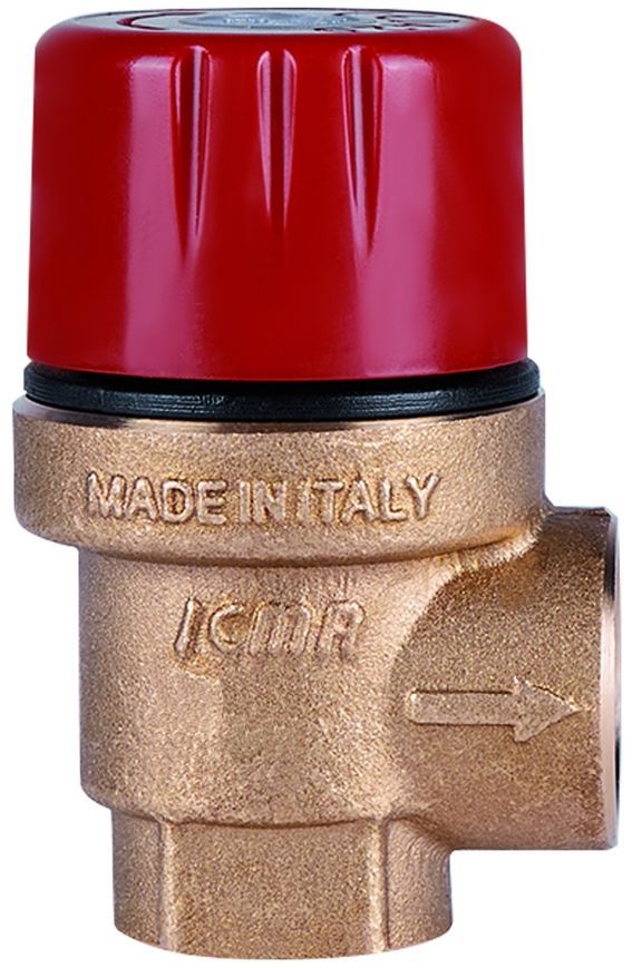 Предохранительный клапан ICMA 1/2" ВР 3 бар №241 91241ADAF - 91241ADAF