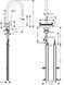 Смеситель для кухонной мойки HANSGROHE Aquno Select M81 170 3jet с вытяжным изливом Sbox Matt Black 73831670 черный матовый - 73831670 - 2