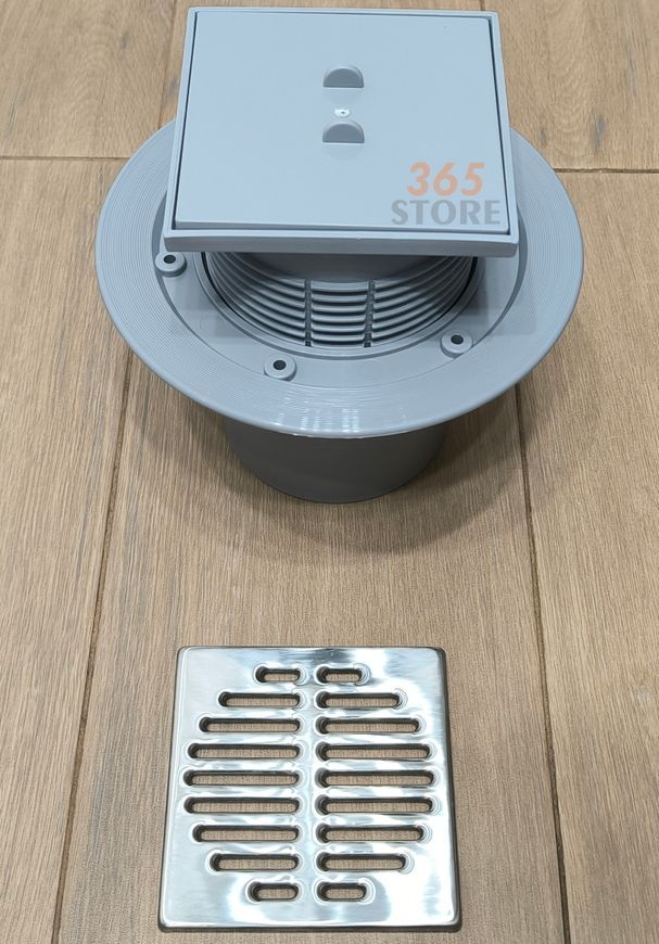 Трап для душу McALPINE 115х115 HCFG3V-110 110 мм - HCFG3V-110