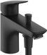 Змішувач для ванни HANSGROHE Logis Monotrou 2 flow Matt Black 71315670 чорний матовий - 71315670 - 1