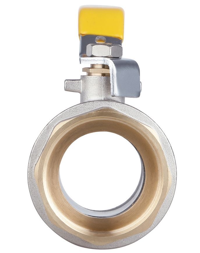 Кран кульовий прямий Thermo Alliance Standart 2" ВР для газу, PN40, важіль, латунь SD600NG50PN40