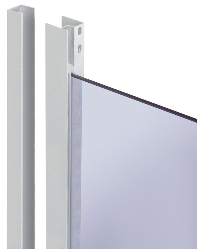 Душевая кабина LIDZ WAWEL 80x80 SC80x80.SAT.LOW.GR, стекло тонированное 4 мм без поддона - LWASC8080SATLOWGR2