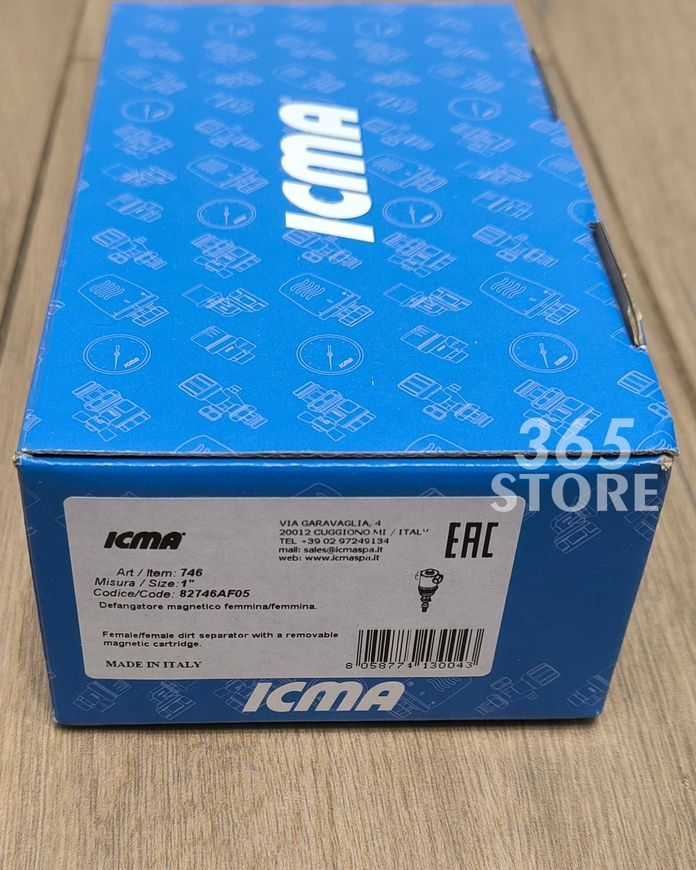Фільтр самопромивний Icma 1" ВР з магнітом №746 82746AF05